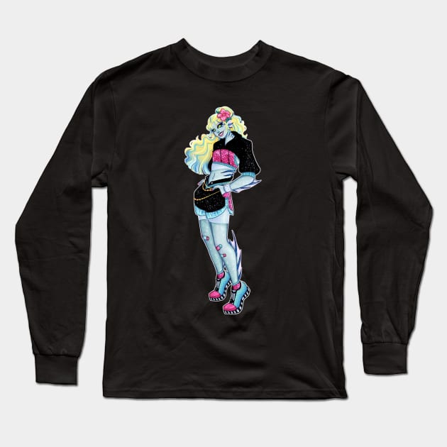 Lagoona Blue Long Sleeve T-Shirt by withurie